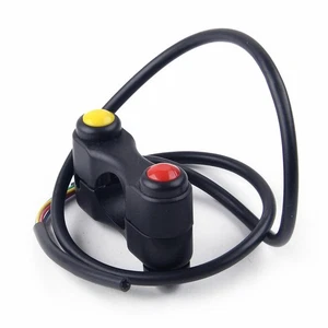 Erweiterter Druckschalter für Motorrad Scheinwerfer 12V 78 22mm ATV Lenker - Picture 1 of 6
