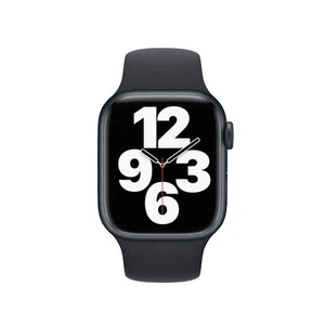 New Auth + Sealed In Box Apple Series 8 Midnight Aluminum Case Sport Band iWatch - Picture 1 of 8