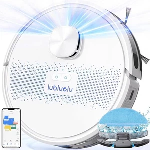 Lubluelu Robotic Vacuum Cleaner Carpet Floors Dry Wet Mopping LDS Map Navigation - Picture 1 of 2