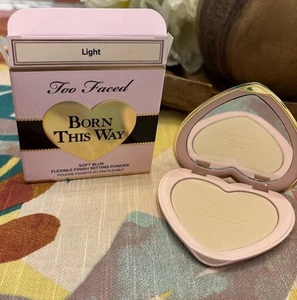 TOO FACED BORN THIS WAY SOFT BLUR FLEXIBLE FINISH SETTING POWDER LIGHT BNIB - Picture 1 of 7