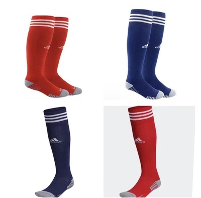 2 Pares Adidas Unisex Copa Zona Cojín IV Calcetines Medianos Azul Marino Rojo Cojín Fútbol Foto 1 de 4