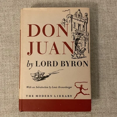Don Juan By Lord Byron First Modern Library Edition 1949 HC DJ - Image 1 of 4