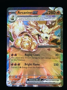 Arcanine ex 032/198 Scarlet & Violet Base Set Double Rare English - Bild 1 von 2