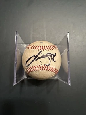 Béisbol firmado autografiado por Luke Scott ROMLB Baltimore Orioles Foto 1 de 2