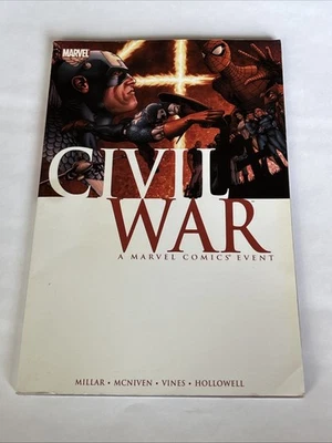 Civil War: A Marvel Comics Event (Marvel Comics 2007) tapa dura completa TPB Foto 1 de 4