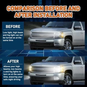 Night Driving Fog High Beam Module FR-4 PCB Construction No Wiring Modification - Picture 1 of 9