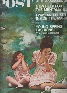 Saturday Evening Post April 6 1968 JFK Assassination Spaghetti Westerns - Picture 1 of 1