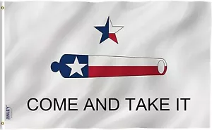 Anley Fly Breeze 3x5 Fuß Texas Come and Take It Flagge - Gonzales historische Flaggen - Bild 1 von 6