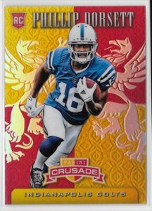 2015 Panini Rookies & Stars Crusade Red Phillip Dorsett RC 82/99 Indianapolis
