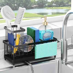 Godboat Sponge Holder for Kitchen Sink - Kitchen Sink Organizer with Brush Sink - Picture 1 of 8