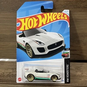 2024 Hot Wheels '15 Jaguar F-Type Project 7 #116/250 HW Roadsters 5/5 White - Imagen 1 de 2