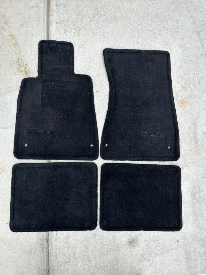 94-00 Lexus LS400 Full Set Carpet Floor Mats OEM Black XF20 - Изображение 1 из 4