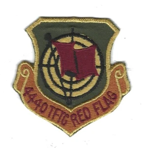 70's-80's  4440th TAC FIGHTER TRAINING GROUP(RED FLAG)  patch - Picture 1 of 2