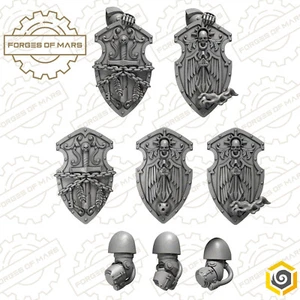 Knights - Emerald legion - Eternal Pilgrims Destroyers Shields (x5L) - Imagen 1 de 1