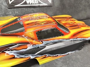 CUSTOM PAINTED RC DRAG BODY NO PREP LOSI 22S AE DR10 TRAXXAS SLASH 1963 SINGRAY - Picture 1 of 21