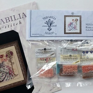 Roses of Provence Mirabilia Cross Stitch Chart and Mill Hill Bead Pack MD124 - Picture 1 of 10
