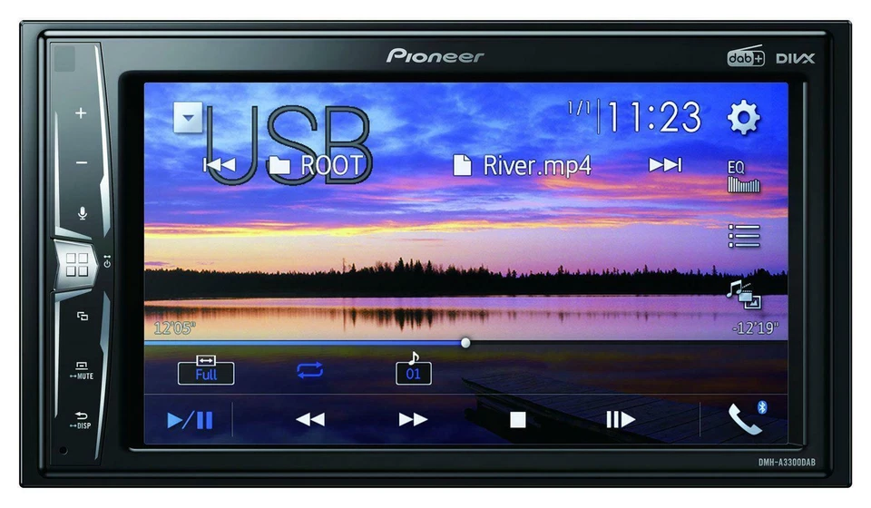 Pioneer DMH-A3300DAB 2-DIN 6.2" Autoradio Einbauset