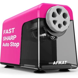 Heavy Duty Electric Pencil Sharpener 6 Holes Classroom Pencil Sharpener for 6... - Picture 1 of 6