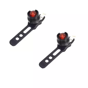 New Mini Bike Taillight, Gem-Look Bike Tail Light, Strape-On LED Warning Light B - Picture 1 of 9