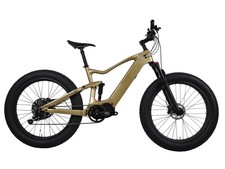 Carbon Fat Bike Electric Bicycle 48V Ebike Bafang Shimano MTB Suspension 26er 16