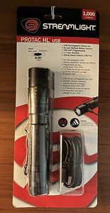 Streamlight ProTac HL USB Rechargeable LED Flashlight Black W/Sheath 1000 Lumens