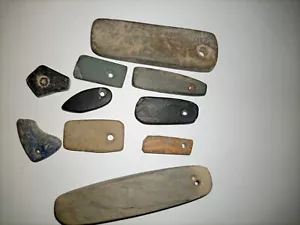 Bedeutendes antikes Mohenjo-Daro10 Amulett verschiedene Motive Lot aus Pakistan. - Bild 1 von 12
