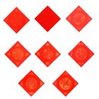 20 Pieces Spring Festival Door Decal Paper for Chinese Fu Character Home Decor
