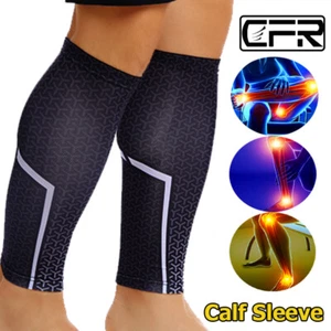 Compression Calf Leg Support Sleeve Brace Shin Socks Splint Brace Outdoor Sports - Picture 1 of 12