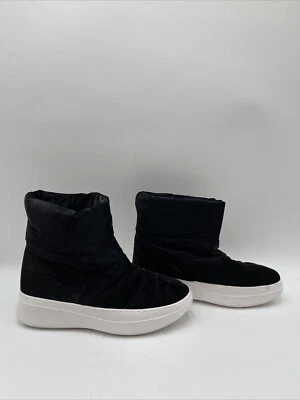 Botas sin cordones para mujer Gentle Souls by Kenneth Cole Rosette Puff negras talla 7 Foto 1 de 4