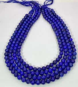 4PCs Premium grade Lapis Lazuli 7mm Beading strands top quality necklaces string - Picture 1 of 9