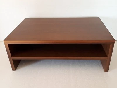 PORTA TV NOCE ARTE POVERA RIALZO  DOPPIO VANO PER VCR DVD DECODER  - Immagine 1 di 3