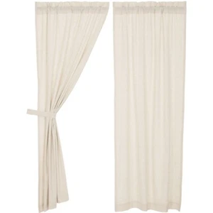 Simple Life Flachs Natur Panel Set von VHC Brands - 84" x 40" - Bild 1 von 2