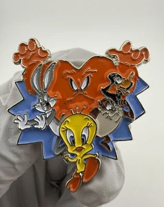 Warner Bros. Looney Tunes Gossamer Monster silberfarbene Emaille Pin - Bild 1 von 8