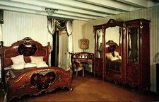 Sarasota FL John Ringling Residence Mrs Mable Ringling Bedroom Vtg Postcard View