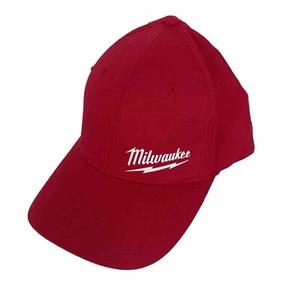 Milwaukee Tools Tradie Red Flexiband Baseball Cap Hat Size S/M New Unworn - Picture 1 of 10