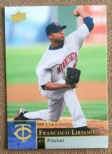 Francisco Liriano 2009 Upper Deck GOLD Parallel #734 /99 Minnesota Twins Insert - Picture 1 of 2