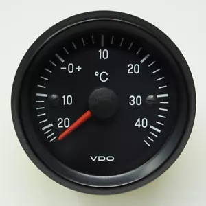 VDO Außenthermometer Cockpit International Aussentemperatur Anzeige Instrument - Bild 1 von 2