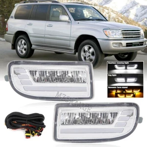 LED Front Fog Lamp Daytime Running Light For Toyota Land Cruiser 100 LC100 98-07 - Picture 1 of 12