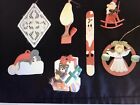 Vintage Christmas Ornaments 7 Assorted