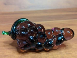 Vintage Lila Trauben Glaskunst 5" Briefbeschwerer Küche Wohnkultur Top  - Bild 1 von 24