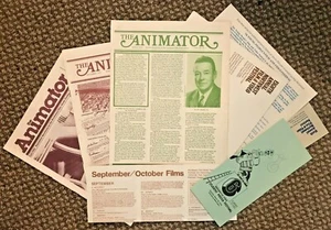 Northwest Film Study Center Portland 1970er Lot 8 Artikel The Animator Magazine etc. - Bild 1 von 1