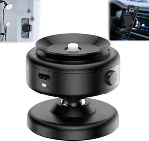 Electric Vacuum Magnetic Suction Cup Car Phone Holder Stand Mount 360° Rotation - Picture 1 of 13
