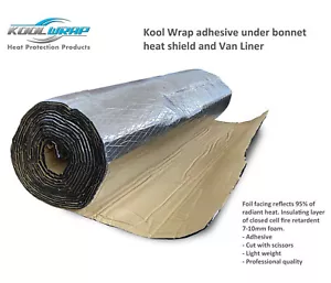 Van Bus Camper Sound Deadener & 10mm Van Liner Kit Heat Sound Thermal Insulation - Picture 1 of 7