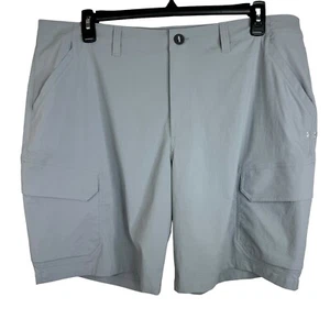 Under Armour Storm Water Resistant Cargo Shorts Loose Fit Men's Size 42 Gray - Picture 1 of 11