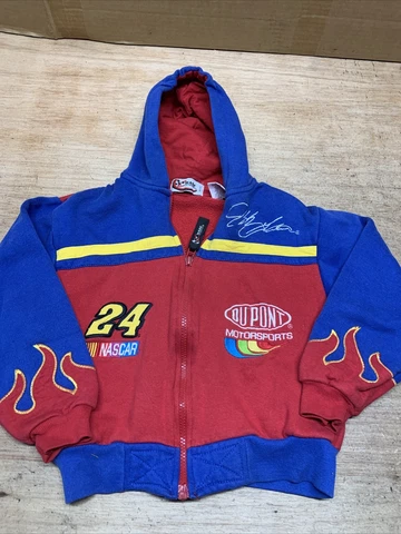 Chase Authentics Jeff Gordon Full Zip Hoodie Youth Large (7) Cover