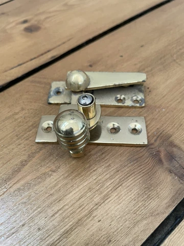 Reclaimed Sash Window Lock Latch Reeded / Beehive with lever locking device Cover