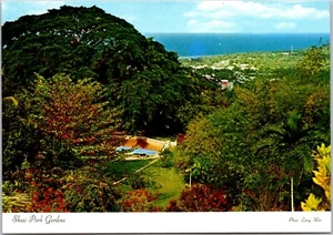 Postcard Jamaica Ocho Rios Shaw Park Gardens Harbour - Picture 1 of 2