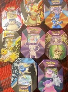 TARJETA DE COLECCIONABLE POKEMON JCC VACÍA DE COLECCIONISTA LATAS 2021 ESTAÑO MIXTO + ¡1 TARJETA! 🙂 - Imagen 1 de 5