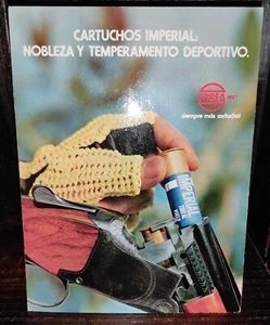 DE COLECCIÓN RARO SIGNO DE CARTÓN ESCOPETA IMPERIAL CARTUCHO EXHIBICIÓN ORBEA ARGENTINA - Imagen 1 de 8