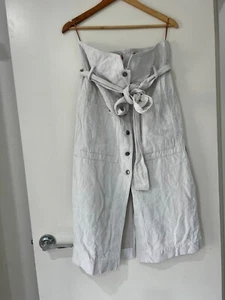 Manning Cartell Denim Midi Skirt Light Wash Size 8-10 - Picture 1 of 9
